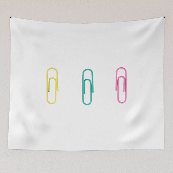 Item preview, Tres clips de papel aislados de color designed and sold by Alexander Nedviga.