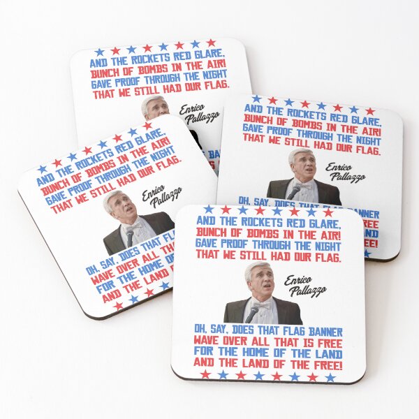 Item preview, Enrico Pallazzo National Anthem Lyrics - Naked Gun Movie designed and sold by acquiesce13.