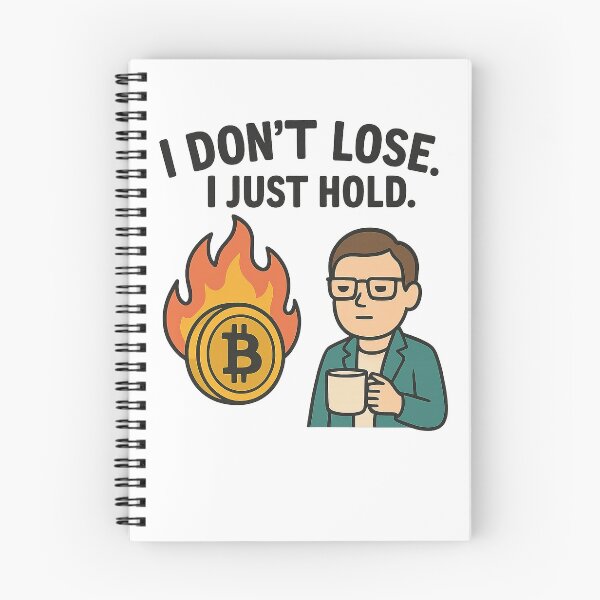 Item preview, I Don’t Lose. I Just HODL – Crypto Trader Mood designed and sold by МираКайАрт.