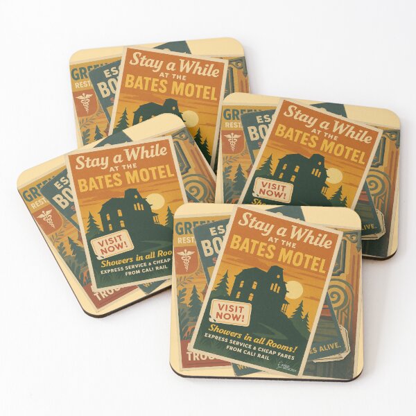 Item preview, Bates Motel Retro Travel Poster Art designed and sold by Cult23.