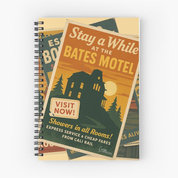 Item preview, Bates Motel Retro Travel Poster Art designed and sold by Cult23.