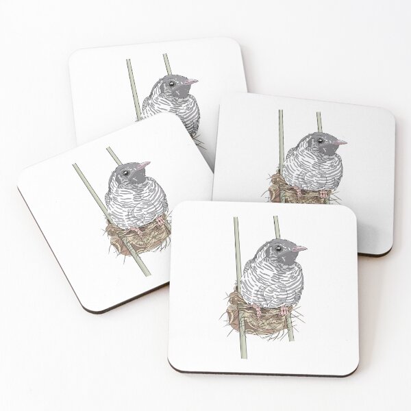 Item preview, A cuckoo chick in a much too small nest designed and sold by Linilei.