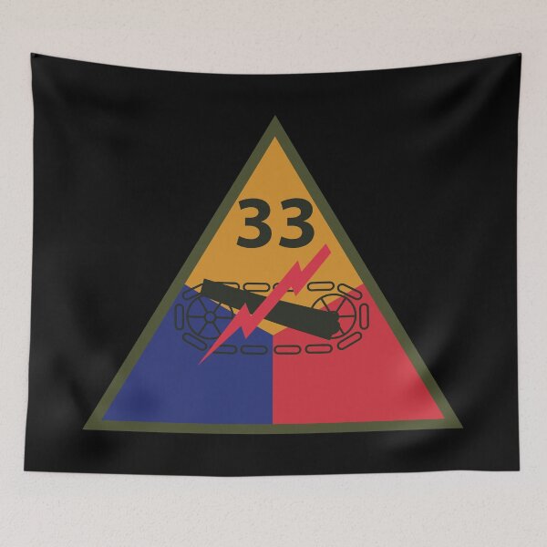 Artikelvorschau, Armee - SSI - 33. Panzerdivision X 300 entworfen und verkauft von Military Insignia Products.