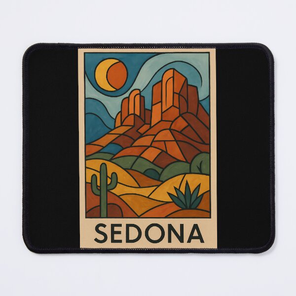 Item preview, Sedona, Arizona – Abstract Cubism Art designed and sold by OzzFrequency.