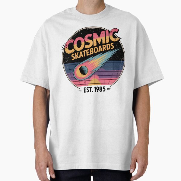 Item preview, Cosmic Skateboards - Retro 80s Synthwave Logo designed and sold by Azraqcrafts.