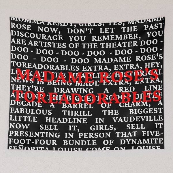 Item preview, Gypsy Lyrics designed and sold by broadwaygirl142.