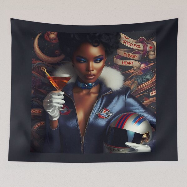 Item preview, Galactic Lady Racer Retro designed and sold by Voodoo Store Paranormal Collections.
