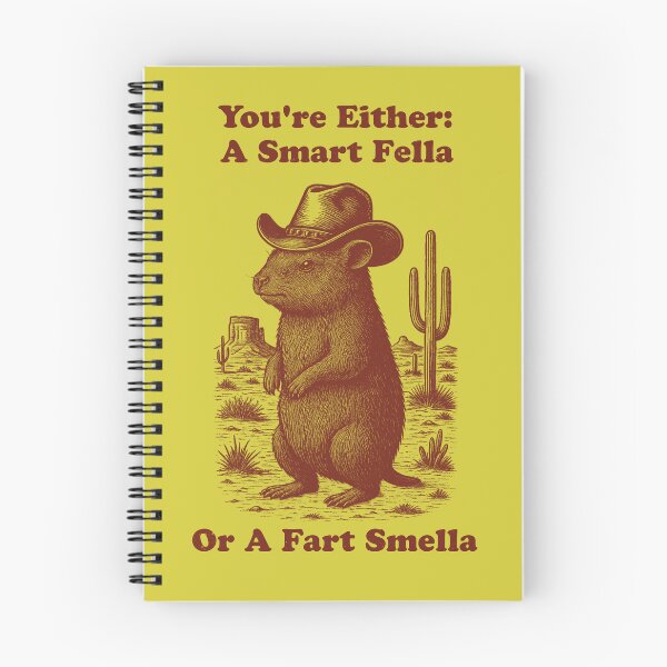 Item preview, Smart Fella or Fart Smella Funny Cowboy Rock Hyrax Awawa designed and sold by d247.