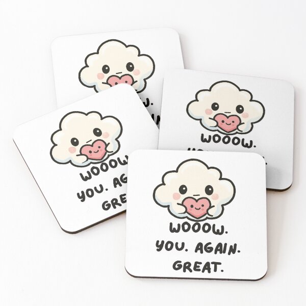 Item preview, You again cute introvert cartoon cloud designed and sold by MeiAndMatcha.