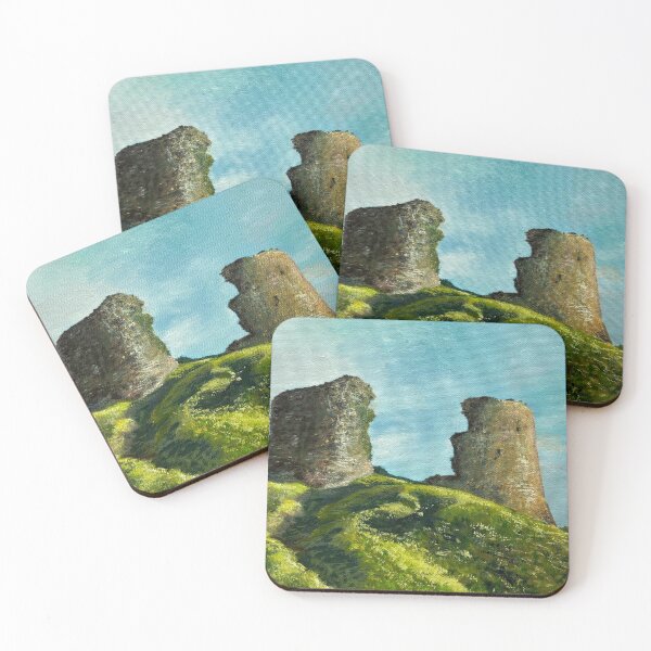 Item preview, Llandovery castle oil painting designed and sold by Juliet Firstbrook.