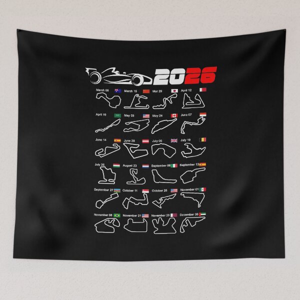 Item preview, Calendar Formula race cars 2026 circuits v2 designed and sold by ideasfinder.