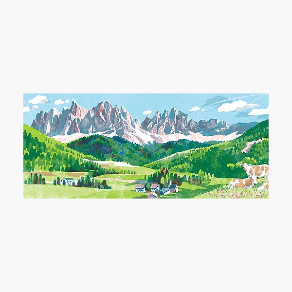 Item preview, Dolomites Alps designed and sold by qu-lan.