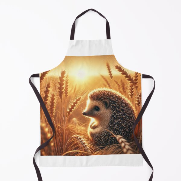 Item preview, “Golden Field Hedgehog – Sunset Glow in Wheat & Light” designed and sold by Simon Widhopf.