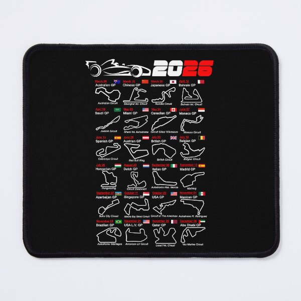 Item preview, Calendar Formula race cars 2026 named circuits v2 designed and sold by ideasfinder.