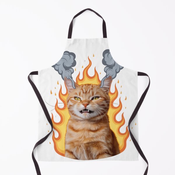 Item preview, Cat in Flames designed and sold by NicolasGlowArt.