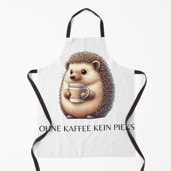 Item preview, “No Coffee, No Prickle” – Funny Hedgehog with Coffee Cup designed and sold by Simon Widhopf.