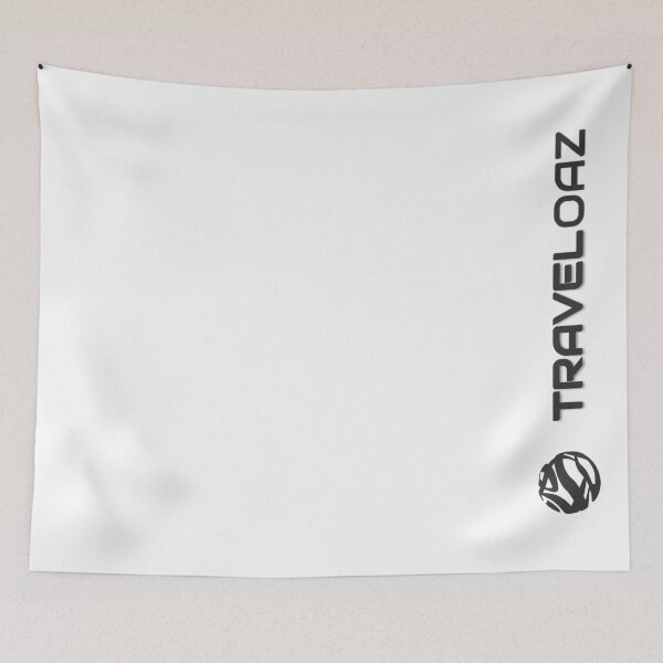 Item preview, Vertical Version of TravelOAZ Monochromatic Pantone Normal Size Full Logo II designed and sold by TravelOAZ.