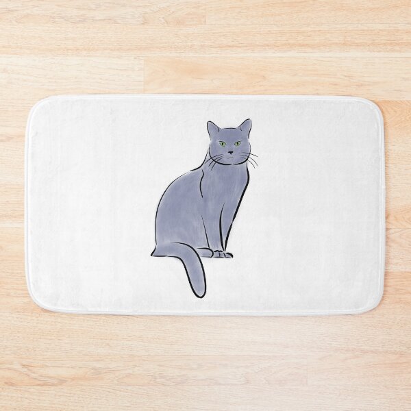 Item preview, Grey cat designed and sold by Curiously_Kara.