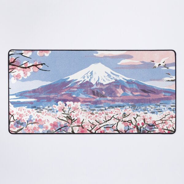 Item preview, Mount Fuji and Sakura designed and sold by qu-lan.