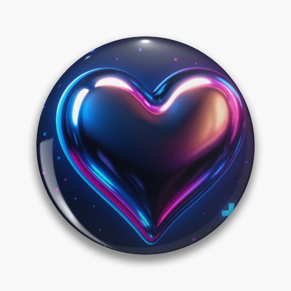 Item preview, Neon heart in cyber shine designed and sold by Bernd Friese.