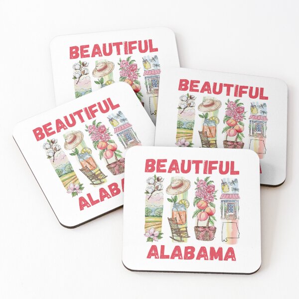 Item preview, Beautiful Alabama – state pride & travel souvenir design designed and sold by CleanDecor.