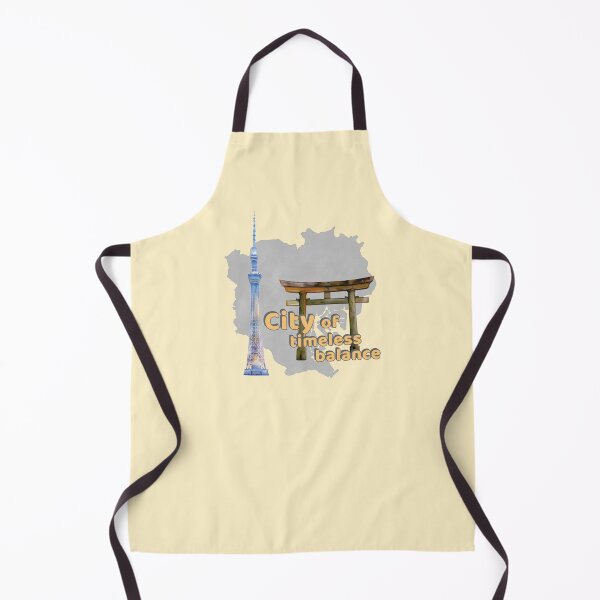 Item preview, Tokyo City Map with Skytree and Torii Gate designed and sold by MoxisWatercolor.