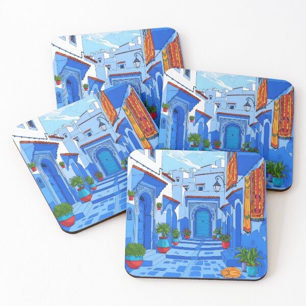 Item preview, Blue City Maze – Chefchaouen, Morocco designed and sold by pixelated_echoes.
