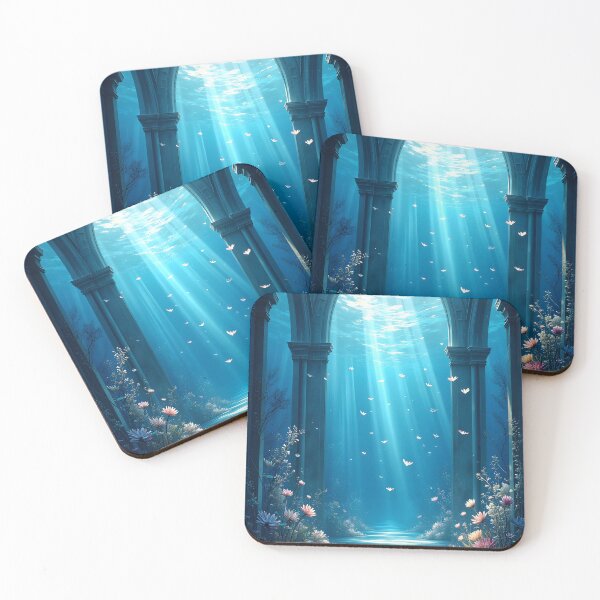 Item preview, Sanctuary of Light Beneath the Waves designed and sold by oanaunciuleanu.