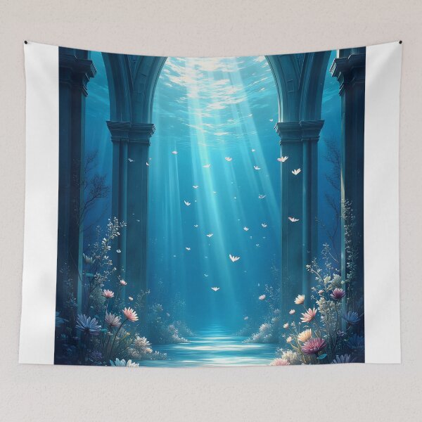 Item preview, Sanctuary of Light Beneath the Waves designed and sold by oanaunciuleanu.