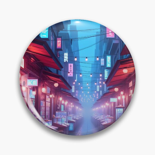 Item preview, Neon Alleyway Market designed and sold by oanaunciuleanu.