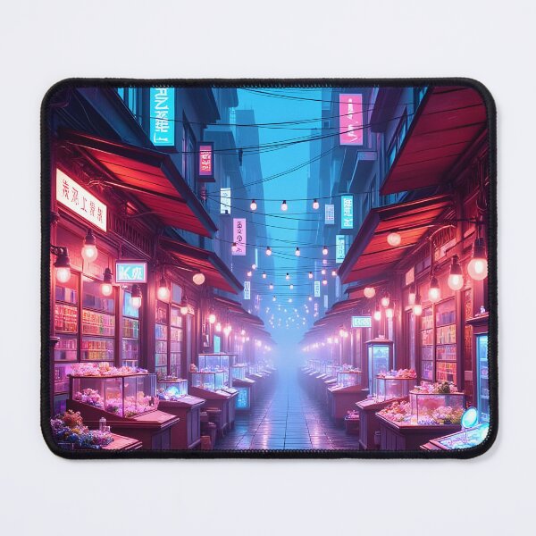 Item preview, Neon Alleyway Market designed and sold by oanaunciuleanu.