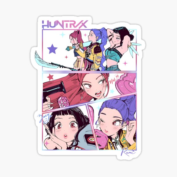 Item preview, Huntrix Girlgroup K-Pop Group Demon Hunters designed and sold by My3rs.
