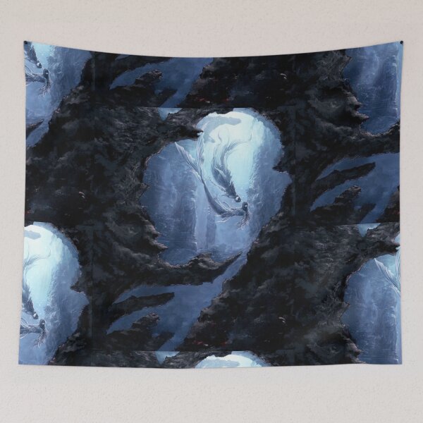 Item preview, Lemurian Sea God Love And Deepspace Rafayel aesthetic Wallpaper designed and sold by diririna.