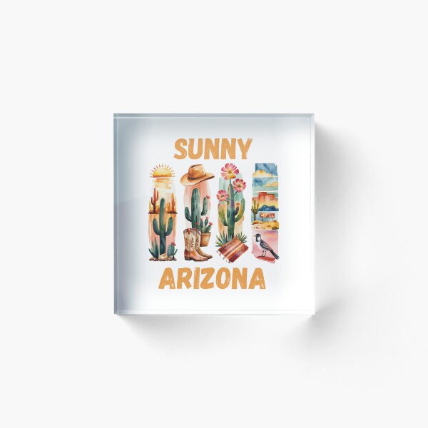 Item preview, Sunny Arizona – desert vibes & state pride design designed and sold by CleanDecor.