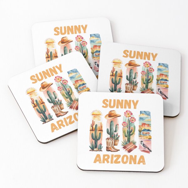 Item preview, Sunny Arizona – desert vibes & state pride design designed and sold by CleanDecor.