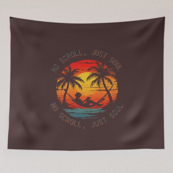 Item preview, No Scroll, Just Soul | Unplugged Summer Series designed and sold by PandiCom.
