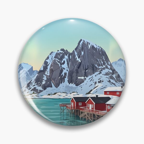 Item preview, Arctic Serenity - Lofoten Islands, Norway Landscape designed and sold by pixelated_echoes.