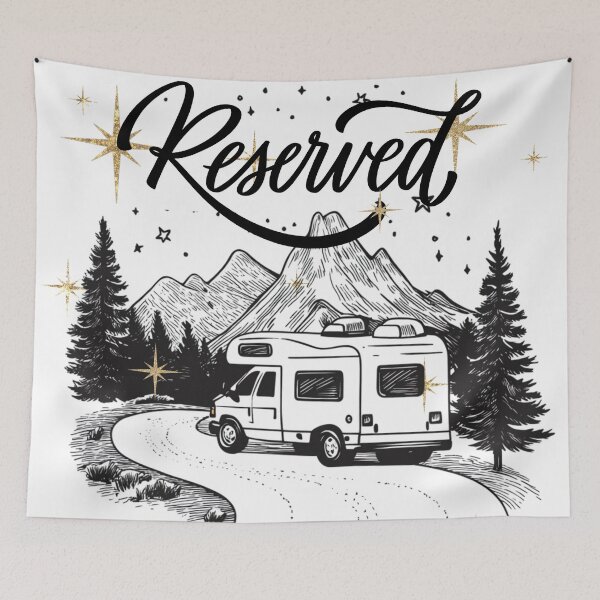 Item preview, Reserved RV design – Funny Camping Tee for RV Life, Introverts & Nature Lovers designed and sold by RoadNesters.