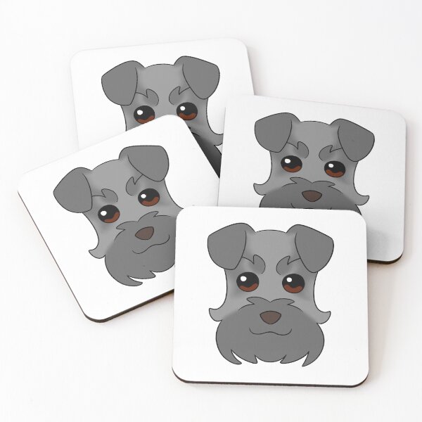 Item preview, Grey Schnauzer Dark Grey Snout Brows Ears designed and sold by OliRoseArt.