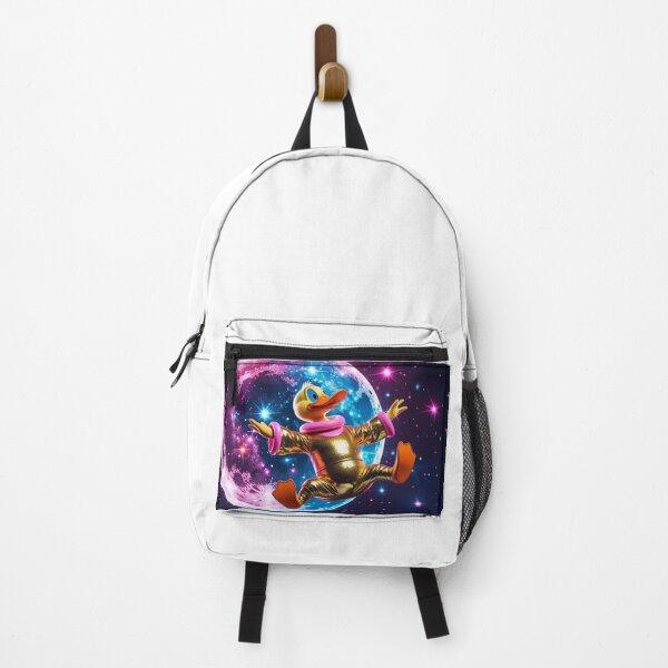 Item preview, Space Disco Duck: Retro-Futuristic Art for Fans of Humor and Glitter designed and sold by StormArte.