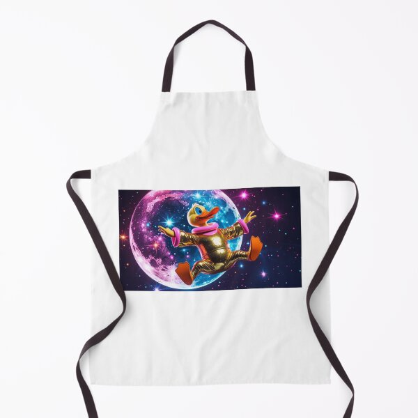 Item preview, Space Disco Duck: Retro-Futuristic Art for Fans of Humor and Glitter designed and sold by StormArte.