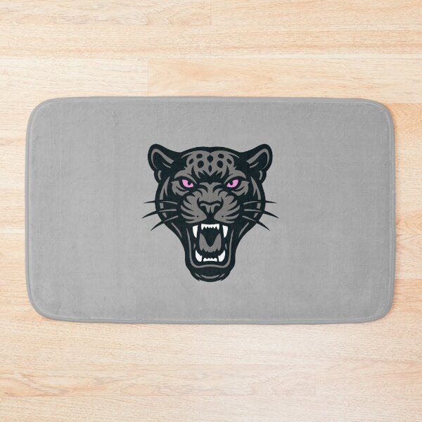 Item preview, Fierce Black Jaguar Head – Wild Cat Illustration designed and sold by Hadrion.