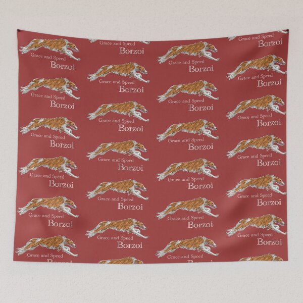 Item preview, Borzoi - Grace and Speed designed and sold by harmopiavu.