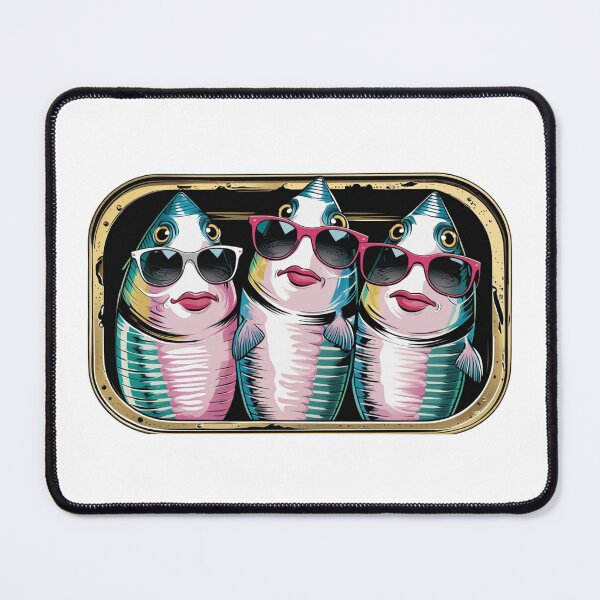 Item preview, Sassy Sardines Sardines with attitude: bottomless retro design with a Mediterranean touch designed and sold by StormArte.