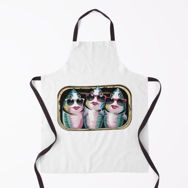 Item preview, Sassy Sardines Sardines with attitude: bottomless retro design with a Mediterranean touch designed and sold by StormArte.