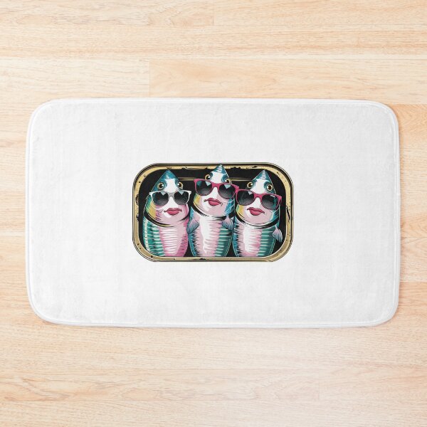 Item preview, Sassy Sardines Sardines with attitude: bottomless retro design with a Mediterranean touch designed and sold by StormArte.