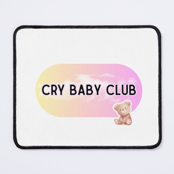 Item preview, Cry Baby Club Aesthetic Teddy Bear Design sticker designed and sold by GlowmuseStudio.