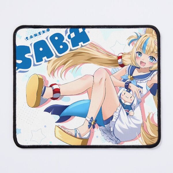 Item preview, Sameko Saba VTuber Poster – Cute Anime Art Print designed and sold by Oneline4life.
