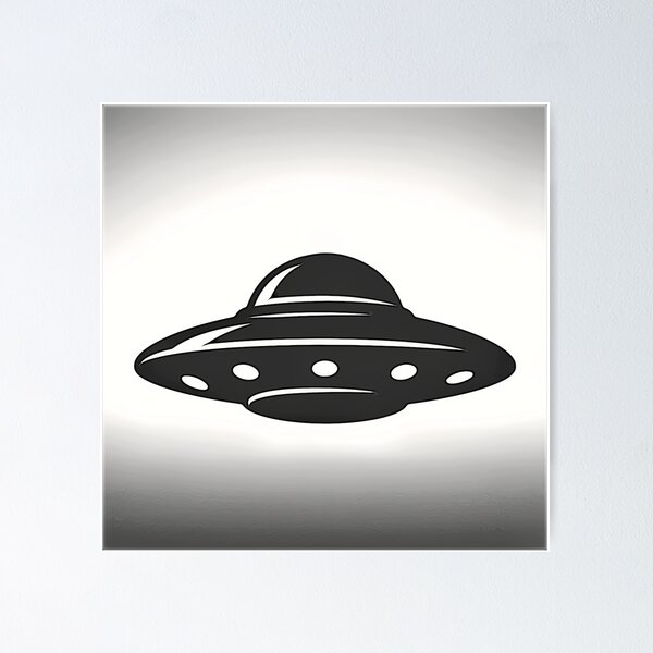 Item preview, UFO Silhouette  designed and sold by AmbientArtCo.