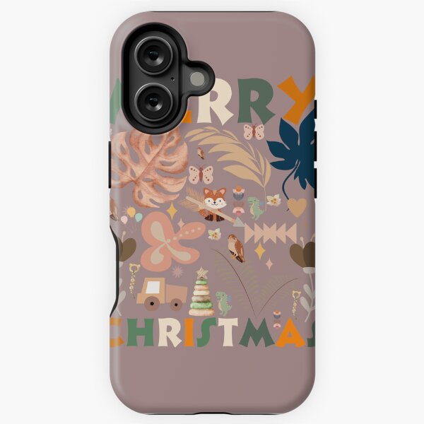 Artikel-Vorschau von Boho Woodland Frohe Weihnachten | Niedliches Tier-Feiertagsdesign, designt und verkauft von TEEDESIGMSTUDIO.